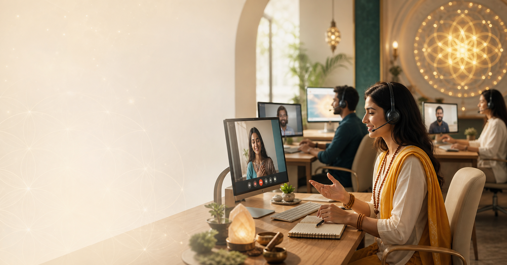 Spiritual online guidance call centre